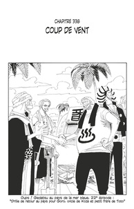 Eiichirô Oda - One Piece édition originale - Chapitre 338 - Coup de vent.