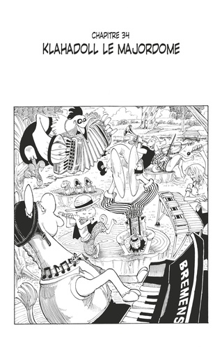 Eiichirô Oda - One Piece édition originale - Chapitre 34 - Klahadoll le majordome.