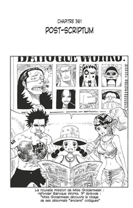 Eiichirô Oda - One Piece édition originale - Chapitre 361 - Post-scriptum.