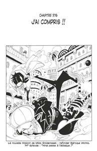 Eiichirô Oda - One Piece édition originale - Chapitre 376 - J'ai compris !!.