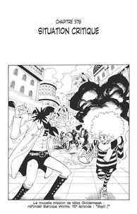 Eiichirô Oda - One Piece édition originale - Chapitre 378 - Situation critique.