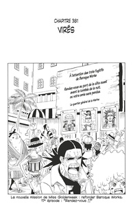 Eiichirô Oda - One Piece édition originale - Chapitre 381 - Virés.