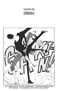 Eiichirô Oda - One Piece édition originale - Chapitre 392 - Dereshi.