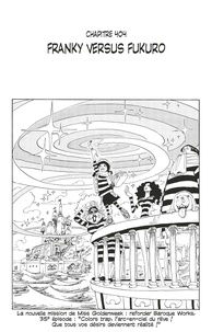 Eiichirô Oda - One Piece édition originale - Chapitre 404 - Franky versus Fukuro.