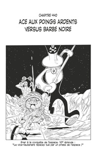 Eiichirô Oda - One Piece édition originale - Chapitre 440 - Ace aux poings ardents versus Barbe Noire.