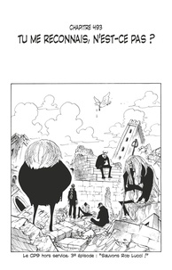Eiichirô Oda - One Piece édition originale - Chapitre 493 - Tu me reconnais, n'est-ce pas ?.