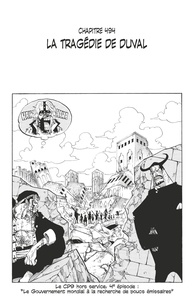 Eiichirô Oda - One Piece édition originale - Chapitre 494 - La tragédie de Duval.