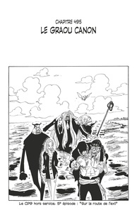 Eiichirô Oda - One Piece édition originale - Chapitre 495 - Le graou canon.