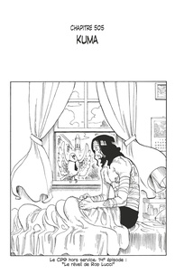 Eiichirô Oda - One Piece édition originale - Chapitre 505 - Kuma.