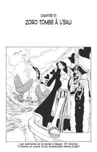 Eiichirô Oda - One Piece édition originale - Chapitre 51 - Zoro tombe à l'eau.