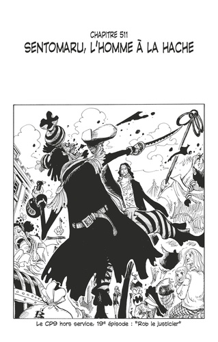 One Piece édition originale - Chapitre 511. Sentomaru, l'homme à la hache