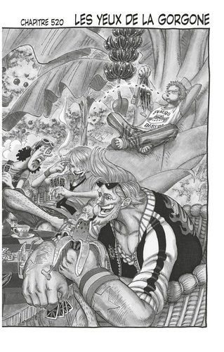 One Piece édition originale - Chapitre 520. Les yeux de la gorgone