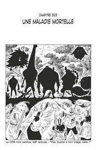 Eiichirô Oda - One Piece édition originale - Chapitre 522 - Une maladie mortelle.
