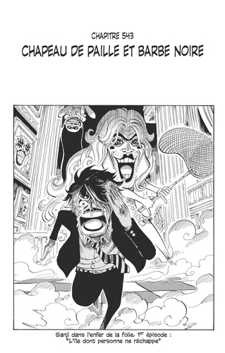 One Piece édition originale - Chapitre 543. Chapeau de paille et Barbe Noire