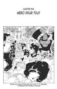 Eiichirô Oda - One Piece édition originale - Chapitre 548 - Merci pour tout.