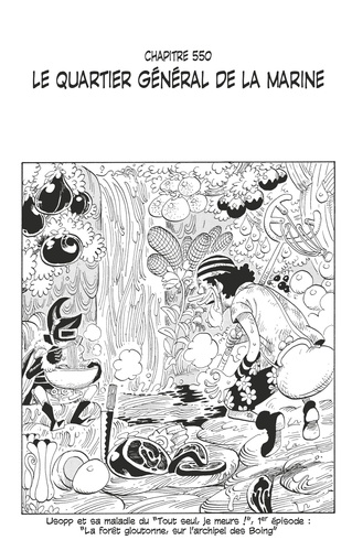 One Piece édition originale - Chapitre 550. Le quartier général de la Marine