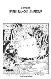 Eiichirô Oda - One Piece édition originale - Chapitre 551 - Barbe Blanche l'Empereur.