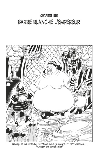 One Piece édition originale - Chapitre 551. Barbe Blanche l'Empereur