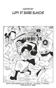 Eiichirô Oda - One Piece édition originale - Chapitre 557 - Luffy et Barbe Blanche.