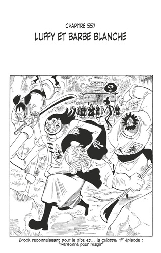One Piece édition originale - Chapitre 557. Luffy et Barbe Blanche