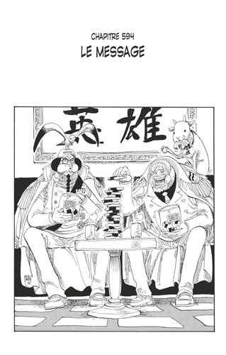 One Piece édition originale - Chapitre 594. Le message