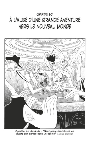 One Piece édition originale - Chapitre 601. A l'aube d'une grande aventure vers le nouveau monde