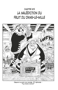 Eiichirô Oda - One Piece édition originale - Chapitre 615 - La malédiction du fruit dans-le-mille.