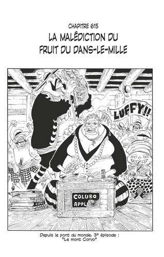 One Piece édition originale - Chapitre 615. La malédiction du fruit dans-le-mille