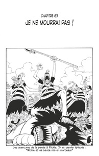 Eiichirô Oda - One Piece édition originale - Chapitre 63 - Je ne mourrai pas !.