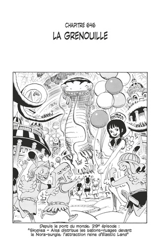 One Piece édition originale - Chapitre 646. La grenouille