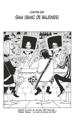 One Piece édition originale - Chapitre 654. Gam (banc de baleines)