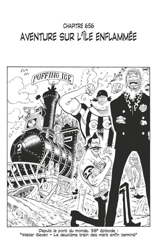 One Piece édition originale - Chapitre 656. Aventure sur l'île enflammée