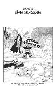 Eiichirô Oda - One Piece édition originale - Chapitre 66 - Rêves abandonnés.