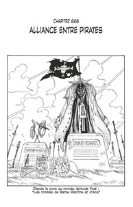 Eiichirô Oda - One Piece édition originale - Chapitre 668 - Alliance entre pirates.