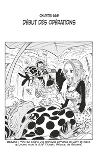 Eiichirô Oda - One Piece édition originale - Chapitre 669 - Début des opérations.