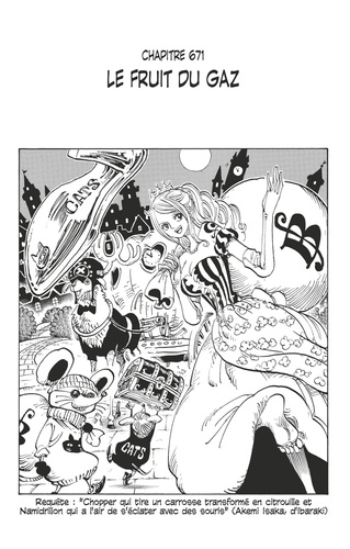 One Piece édition originale - Chapitre 671. Le fruit du gaz