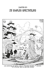 Eiichirô Oda - One Piece édition originale - Chapitre 674 - De simples spectateurs.