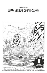 Eiichirô Oda - One Piece édition originale - Chapitre 681 - Luffy versus César Clown.