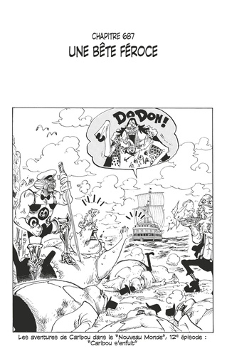 One Piece édition originale - Chapitre 687. Une bête féroce