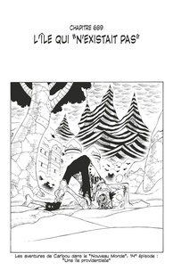 Eiichirô Oda - One Piece édition originale - Chapitre 689 - L'île qui "n'existait pas".