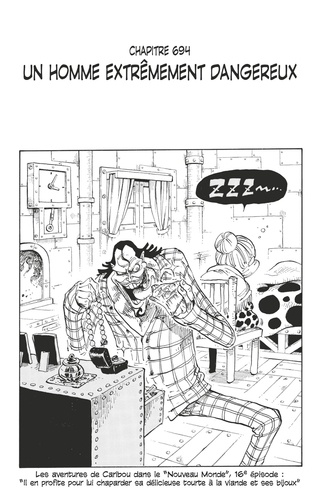 One Piece édition originale - Chapitre 694. Un homme extrêmement dangereux