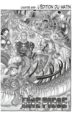 One Piece édition originale - Chapitre 699. L'édition du matin