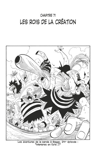 Eiichirô Oda - One Piece édition originale - Chapitre 71 - Les rois de la création.
