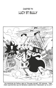 Eiichirô Oda - One Piece édition originale - Chapitre 714 - Lucy et Bully.