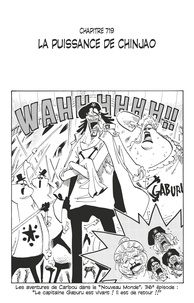 Eiichirô Oda - One Piece édition originale - Chapitre 719 - La puissance de Chinjao.