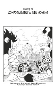 Eiichirô Oda - One Piece édition originale - Chapitre 72 - Conformément à ses moyens.