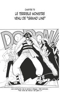 Eiichirô Oda - One Piece édition originale - Chapitre 73 - Le terrible monstre venu de "Grand Line".