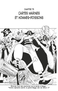 Eiichirô Oda - One Piece édition originale - Chapitre 75 - Cartes marines et hommes-poissons.