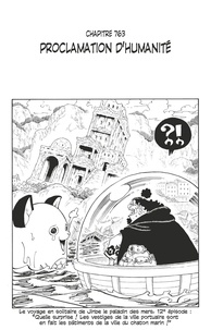 Eiichirô Oda - One Piece édition originale - Chapitre 763 - Proclamation d'humanité.