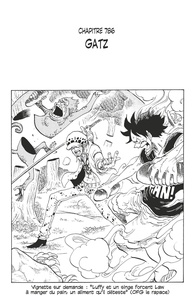 Eiichirô Oda - One Piece édition originale - Chapitre 786 - Gatz.